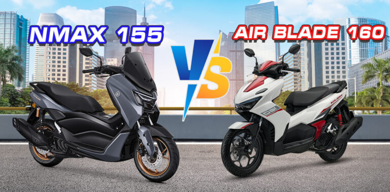 So sánh: Yamaha Nmax 155 – Air Blade 160, vua xe tay ga mới