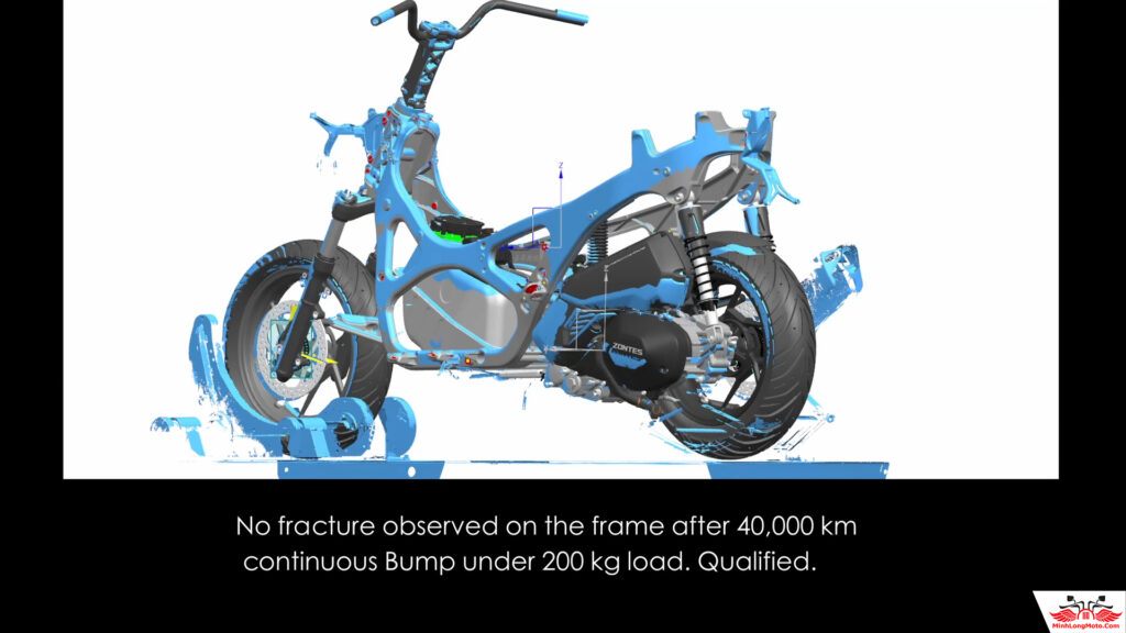 Độ bền Zontes 150X