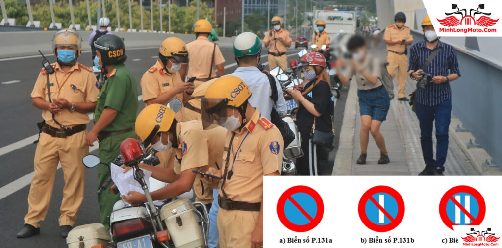 lưu ý khi dừng đỗ xe máy