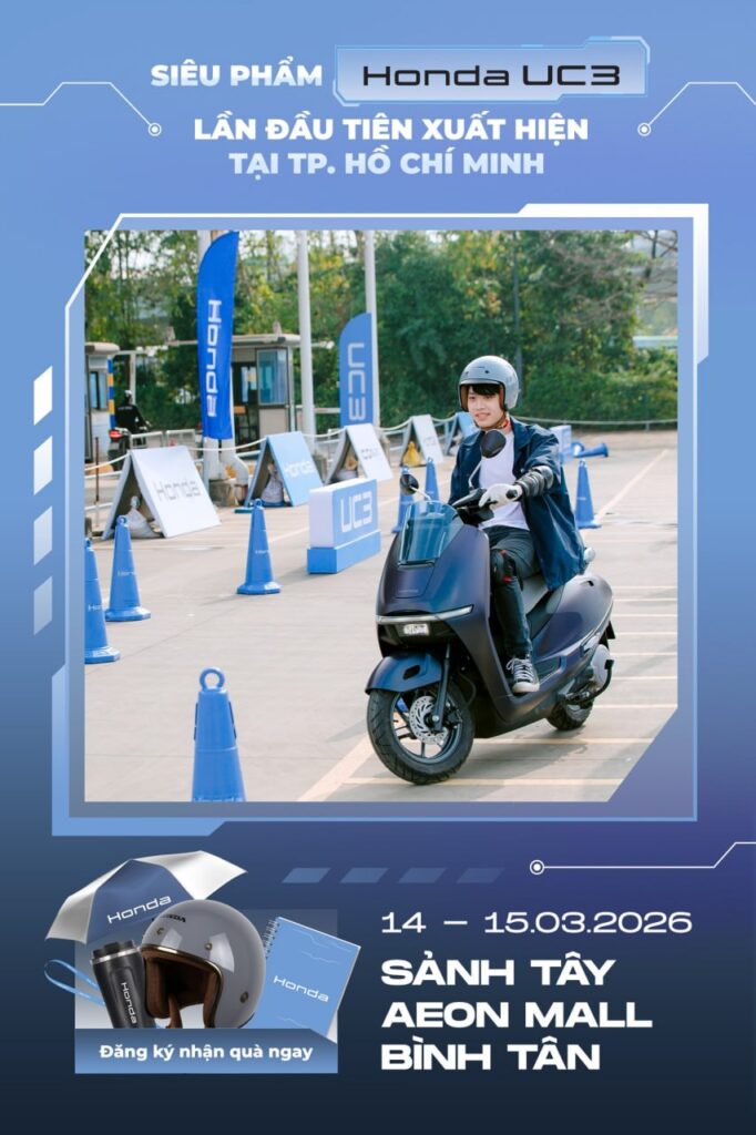 Honda UC3 tại Aeon Mall Bình Tân
