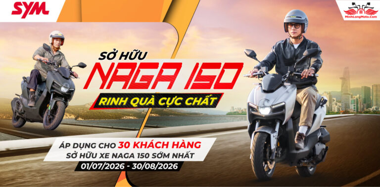 Sở hữu NAGA 150 / TPBW 125 – Rinh quà cực chất 01/07 – 30/08/2026