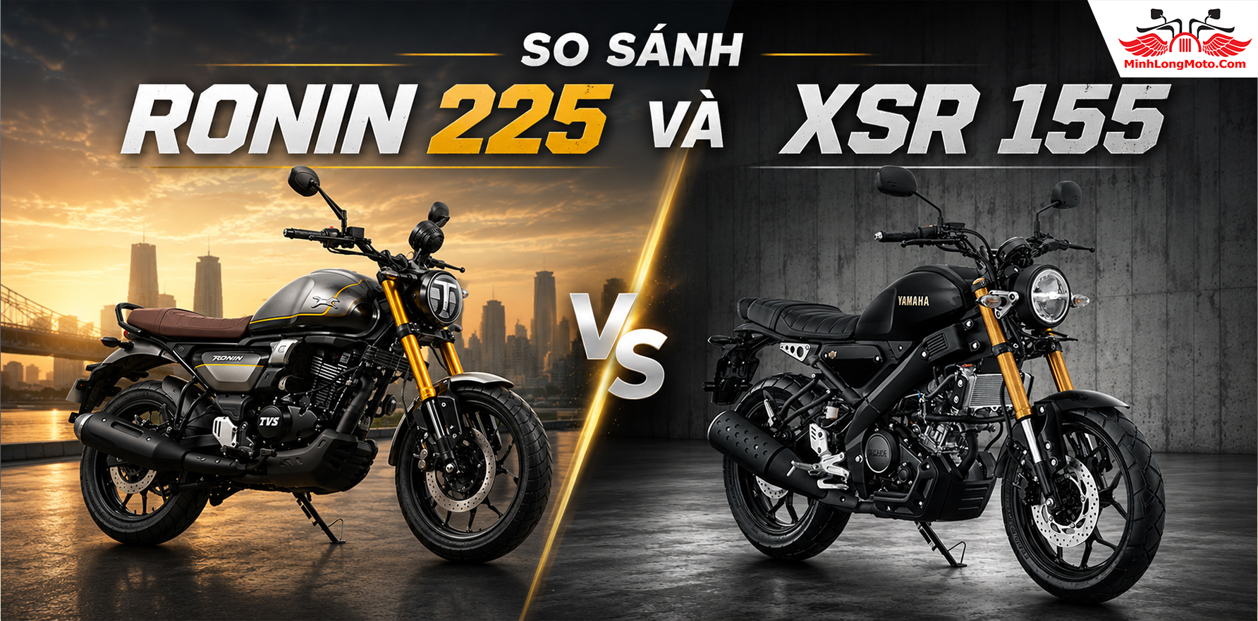 So sánh TVS Ronin 225 và Yamaha XSR 155: Chọn thương hiệu hay hiệu năng?