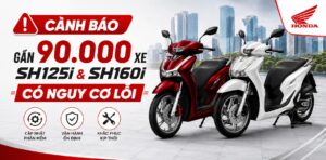 Gần 90.000 xe Honda SH125i và SH160i có nguy cơ lỗi – Thông tin chi tiết và cách khắc phục