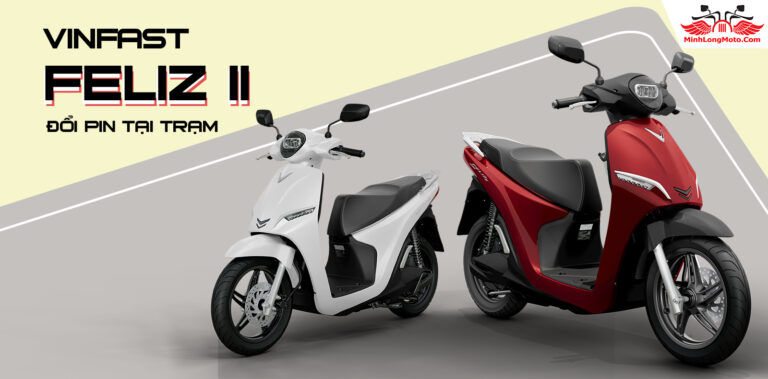 VinFast Feliz II – Phong cách sành điệu – Hỗ trợ đổi pin tại trạm