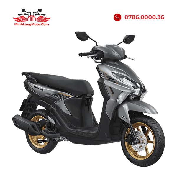 Yamaha Gear 125 Hybrid (Yamaha Việt Nam) - Bảo hành chính hãng 5 Gear chính hãng Cao cấp Bạc xám