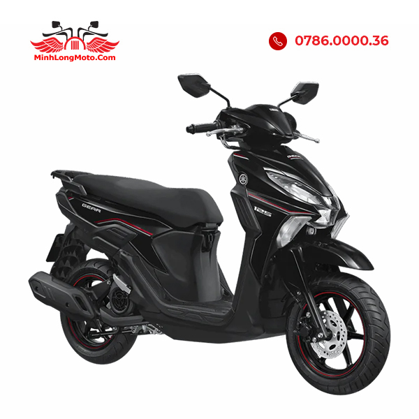 Yamaha Gear 125 Hybrid (Yamaha Việt Nam) - Bảo hành chính hãng 4 Gear chính hãng Tiêu chuẩn Đen đỏ