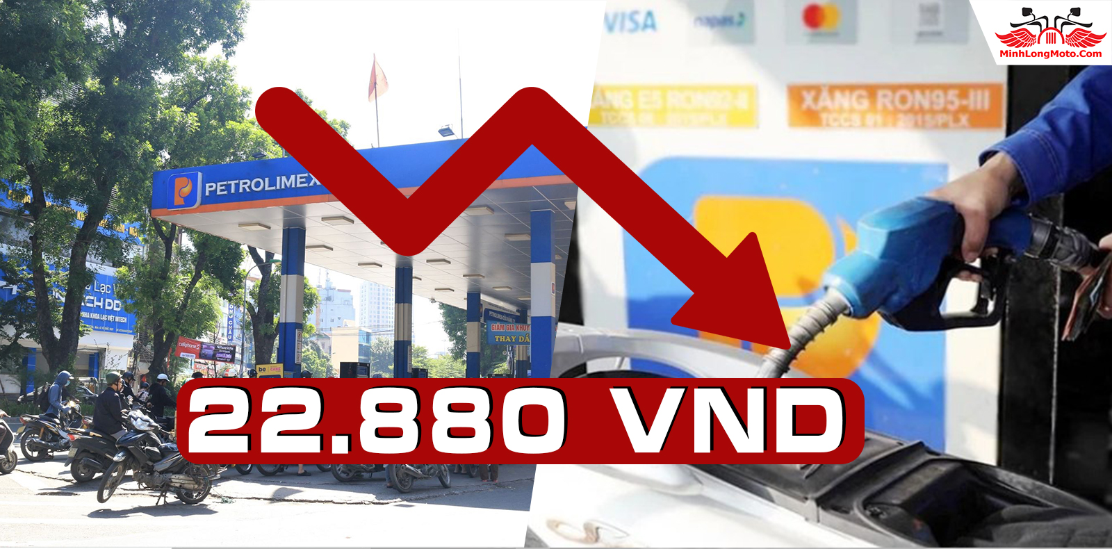 Thả ga “vui lễ” với giá xăng dầu giảm <23 nghìn đồng 25/04/2026