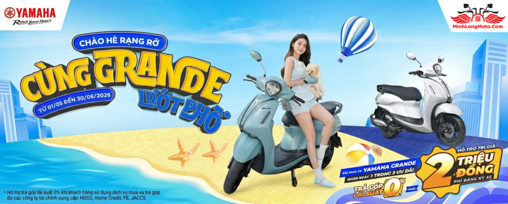 Yamaha Grande khuyến mãi