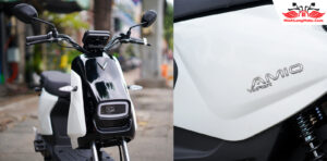 VinFast Amio: Xe máy điện hybrid có bàn đạp cho học sinh