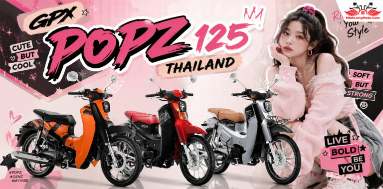 GPX POPz 125: “Xe Thái” cho nàng lái sành điệu