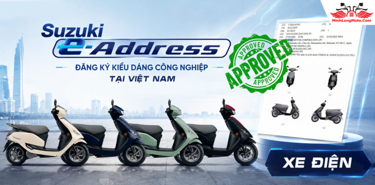Xe máy điện Suzuki e-Address sắp đến Việt Nam 87km/sạc