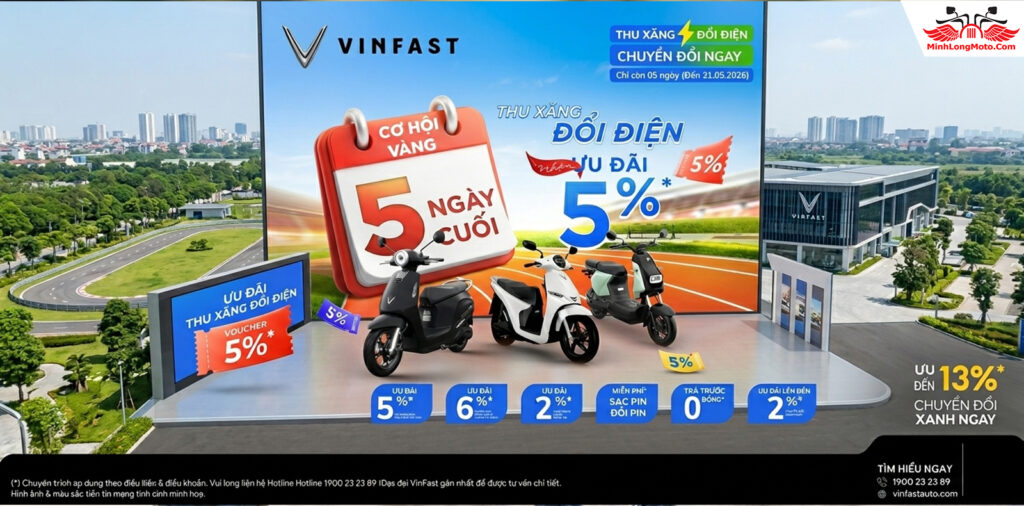 Thu xăng đổi điện 5% - Chỉ còn 5 ngày