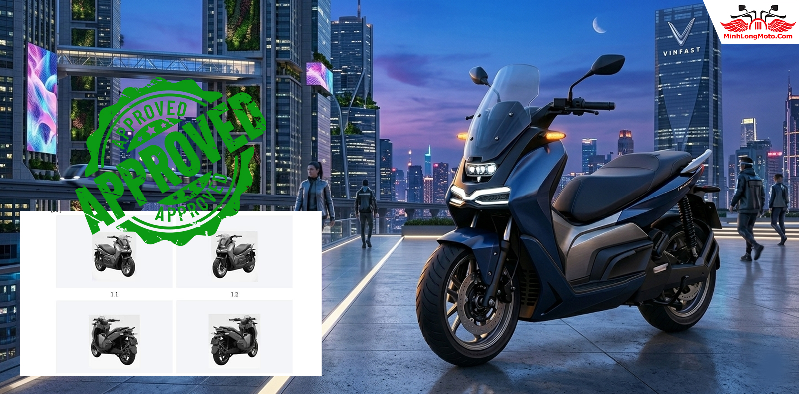 Xe điện cỡ lớn: VinFast tung xe mới ngoại hình như NMAX