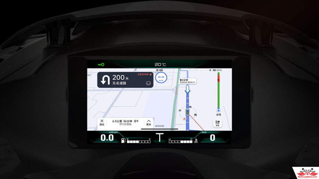 Đồng hồ xe Zontes 368D