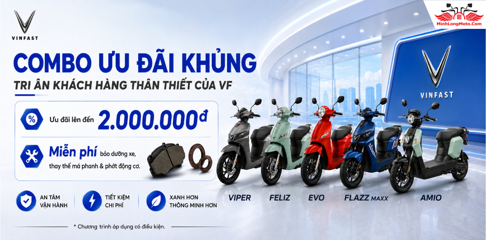 VinFast: Lướt hè phơi phới – Giảm giá xe điện 16%