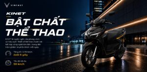 VinFast Kinet: Xe điện thể thao, hỗ trợ đổi pin, tốc độ 90km/h