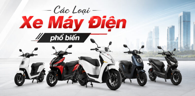 Các Loại Xe Máy Điện phổ biến – Loại xe phù hợp với bạn