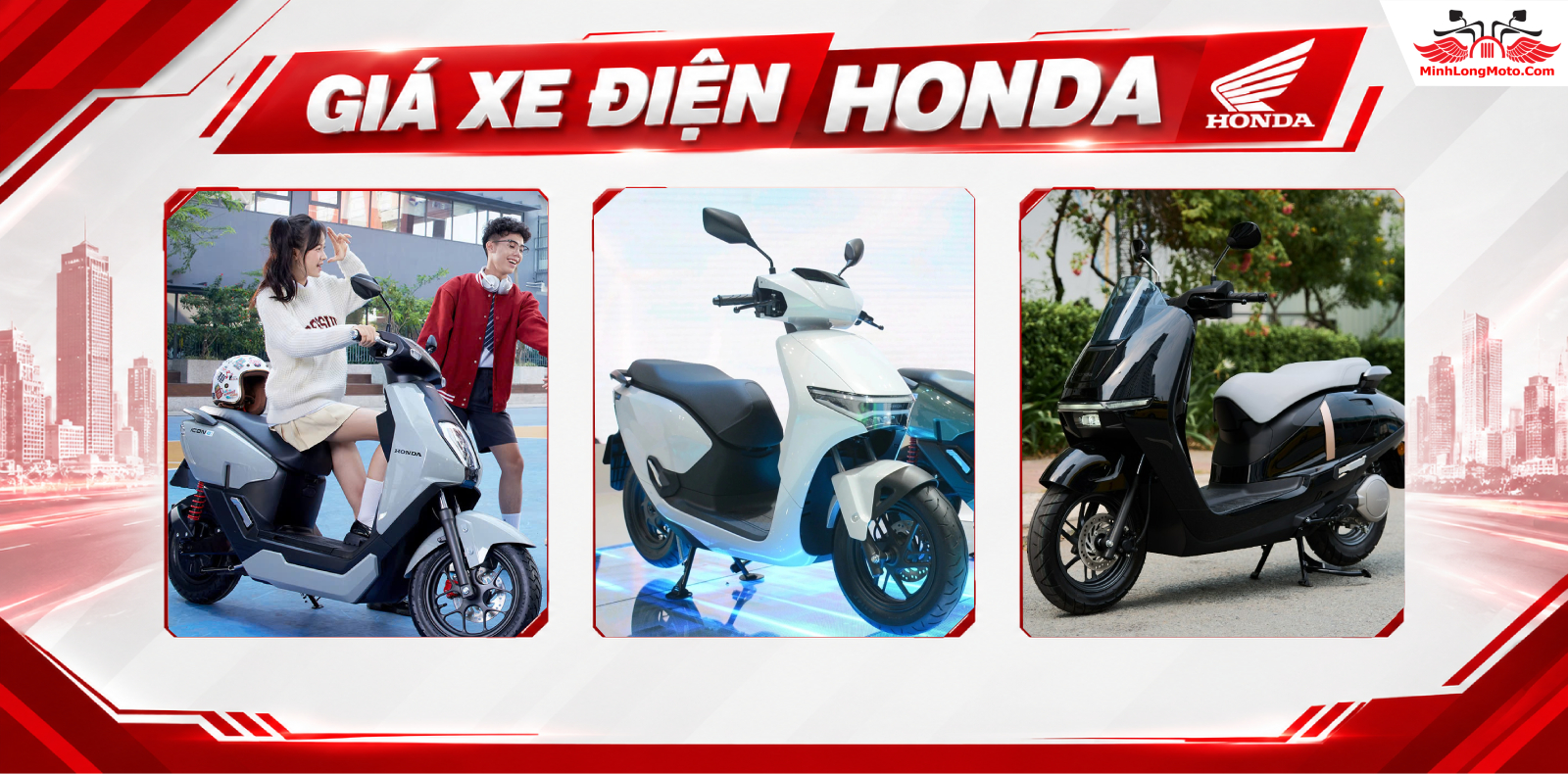 Giá xe điện Honda – Giá lăn bánh xe điện Honda ICON e:, CUV e:, UC3