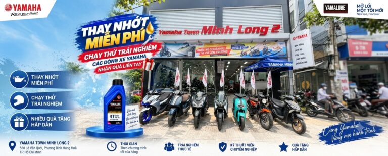 Yamaha Town Minh Long 2 – Thay Nhớt Miễn Phí 12 – 13/09/2026