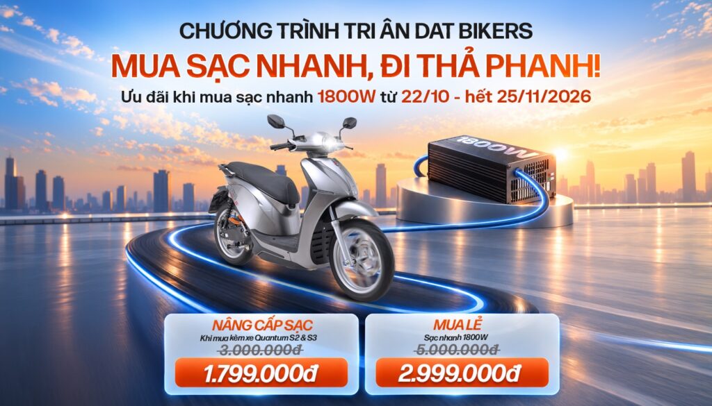 Mua sạc nhanh - Đi thả phanh