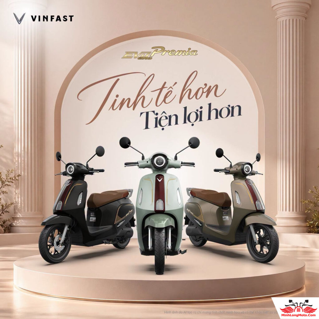 VinFast Evo Grand Premia - Xe điện 2 pin mới, quãng đường 262 km/sạc, có số lùi 6 Ngoại hình VinFast Evo Grand Premia