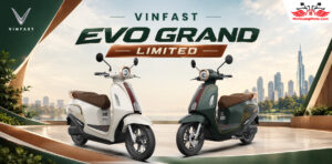 VinFast Evo Grand Limited – Phiên bản khóa Smartkey, 262 km/sạc, tốc độ 70 km/h