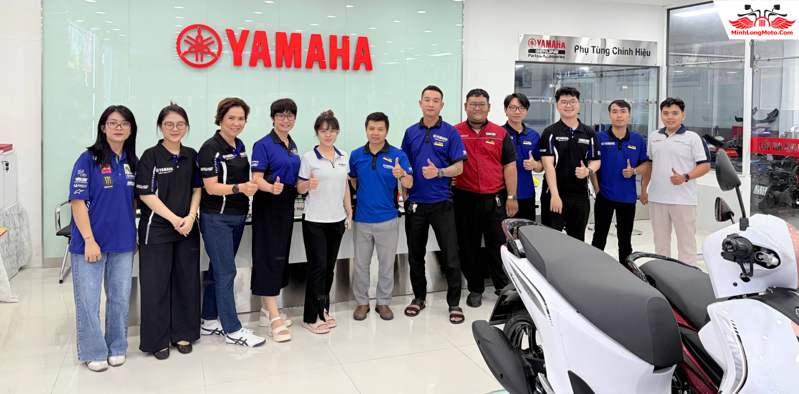 Yamaha Town Minh Long hoàn thành xuất sắc khóa đào tạo cùng Yamaha Việt Nam
