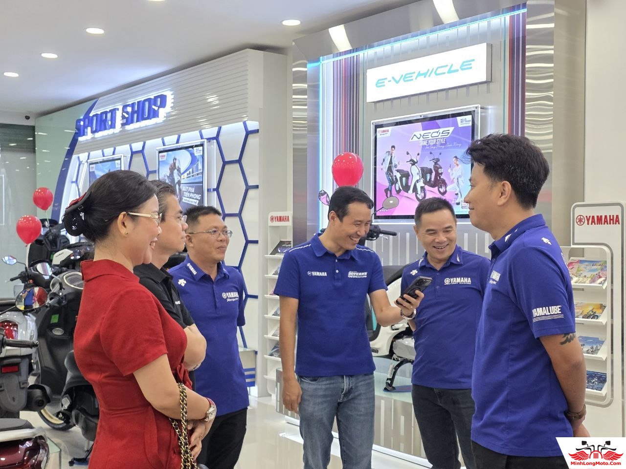 Ban lãnh đạo Yamaha Motor Việt Nam thăm và giao lưu tại Yamaha Town Minh Long 2 3 Yamaha VN giao lưu Yamaha Town Minh Long 2