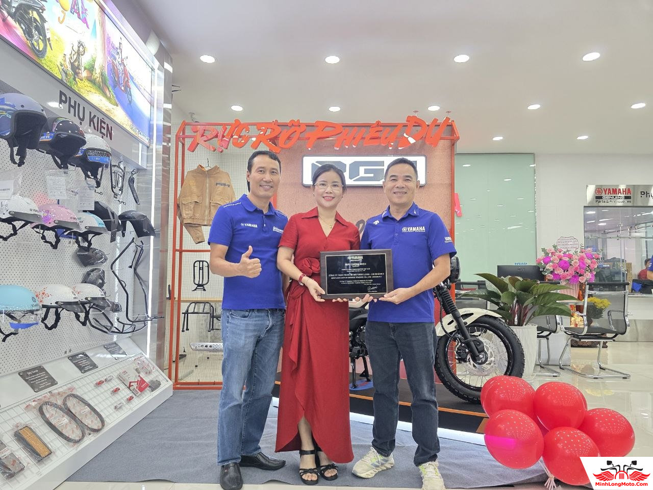 Ban lãnh đạo Yamaha Motor Việt Nam thăm và giao lưu tại Yamaha Town Minh Long 2 6 Yamaha VN giao lưu Yamaha Town Minh Long 2
