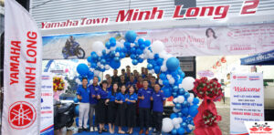 Ban lãnh đạo Yamaha Motor Việt Nam thăm và giao lưu tại Yamaha Town Minh Long 2