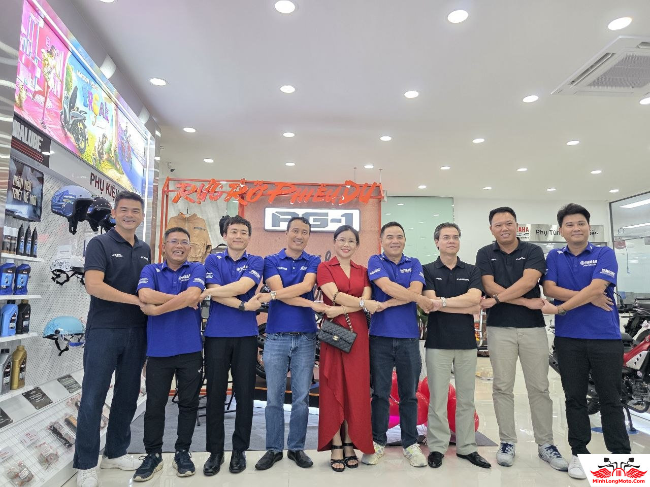 Ban lãnh đạo Yamaha Motor Việt Nam thăm và giao lưu tại Yamaha Town Minh Long 2 7 Yamaha VN giao lưu Yamaha Town Minh Long 2