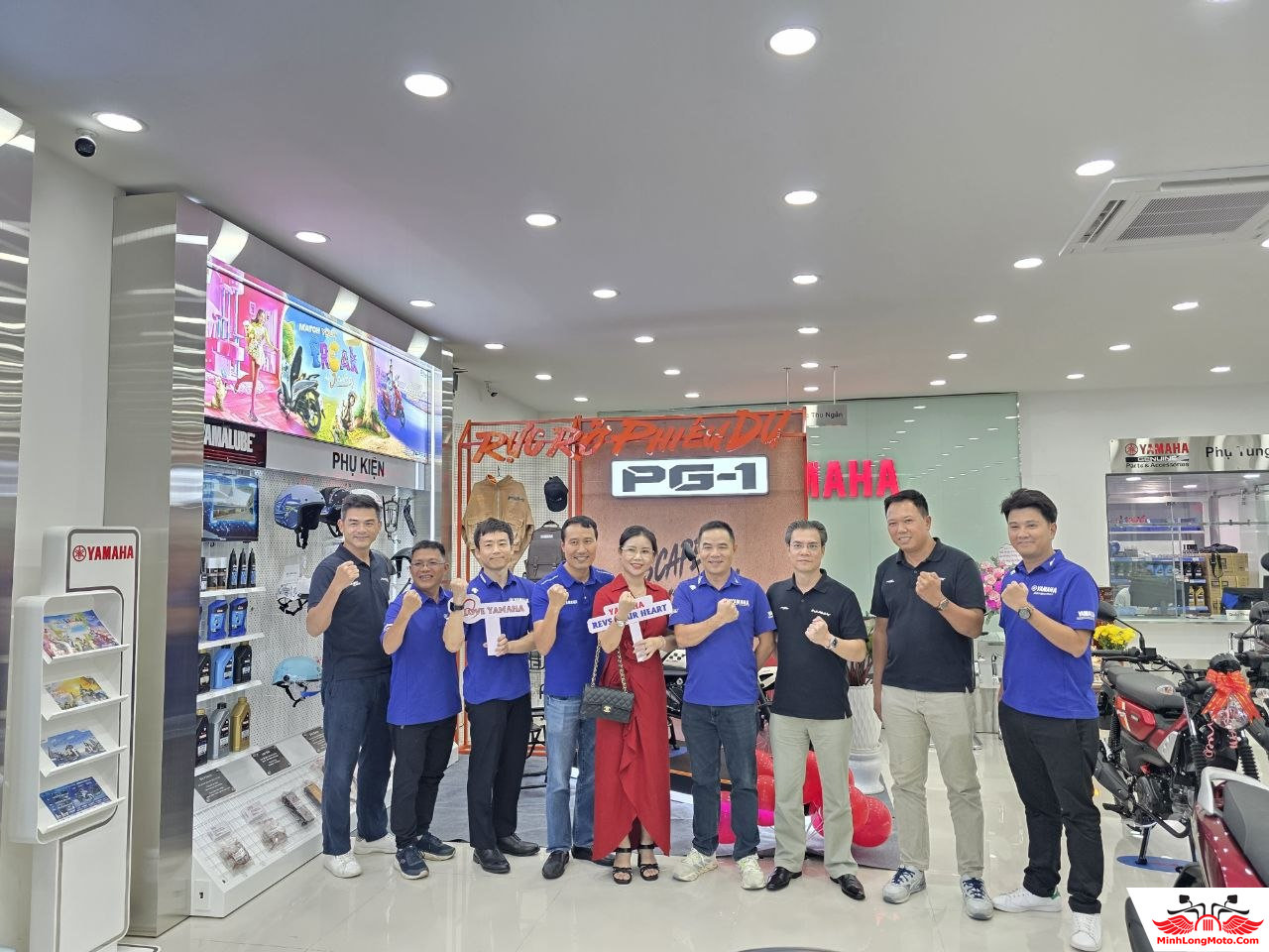 Ban lãnh đạo Yamaha Motor Việt Nam thăm và giao lưu tại Yamaha Town Minh Long 2 5 Yamaha VN giao lưu Yamaha Town Minh Long 2