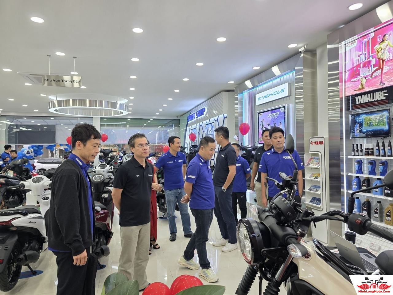 Ban lãnh đạo Yamaha Motor Việt Nam thăm và giao lưu tại Yamaha Town Minh Long 2 2 Yamaha VN giao lưu Yamaha Town Minh Long 2