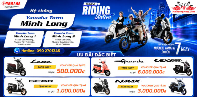 Đăng ký: Yamaha Riding Station – Mượn xe Yamaha trải nghiệm MIỄN PHÍ 7 ngày