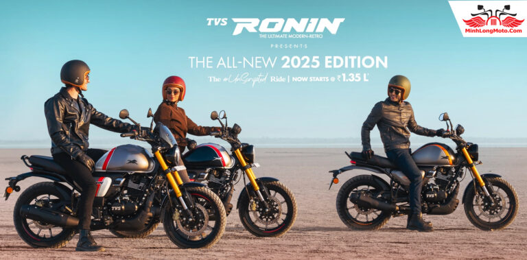 TVS Ronin 225 2025 ra mắt –  Mẫu xe tuyệt vời cho những chuyến đi