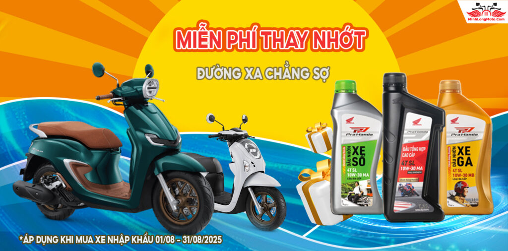 Miễn phí thay nhớt - Đường xa chẳng sợ